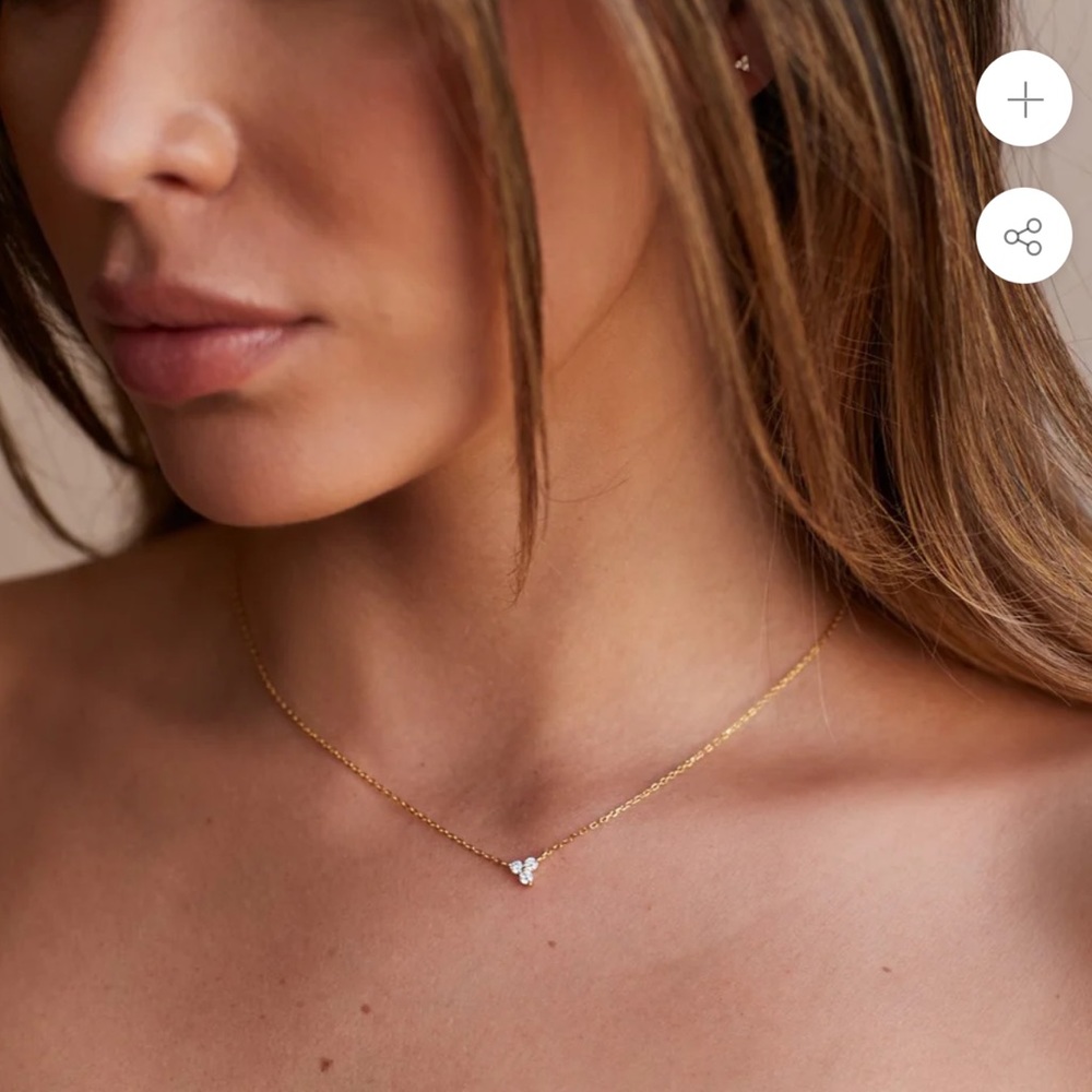 Mickeys Girl Mini Lotus Necklace